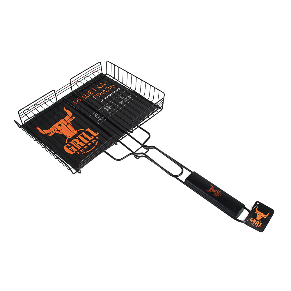 Решетка-гриль антипригар.покр. тм GRILLBOOM, 56х(23х30х4)см - #8