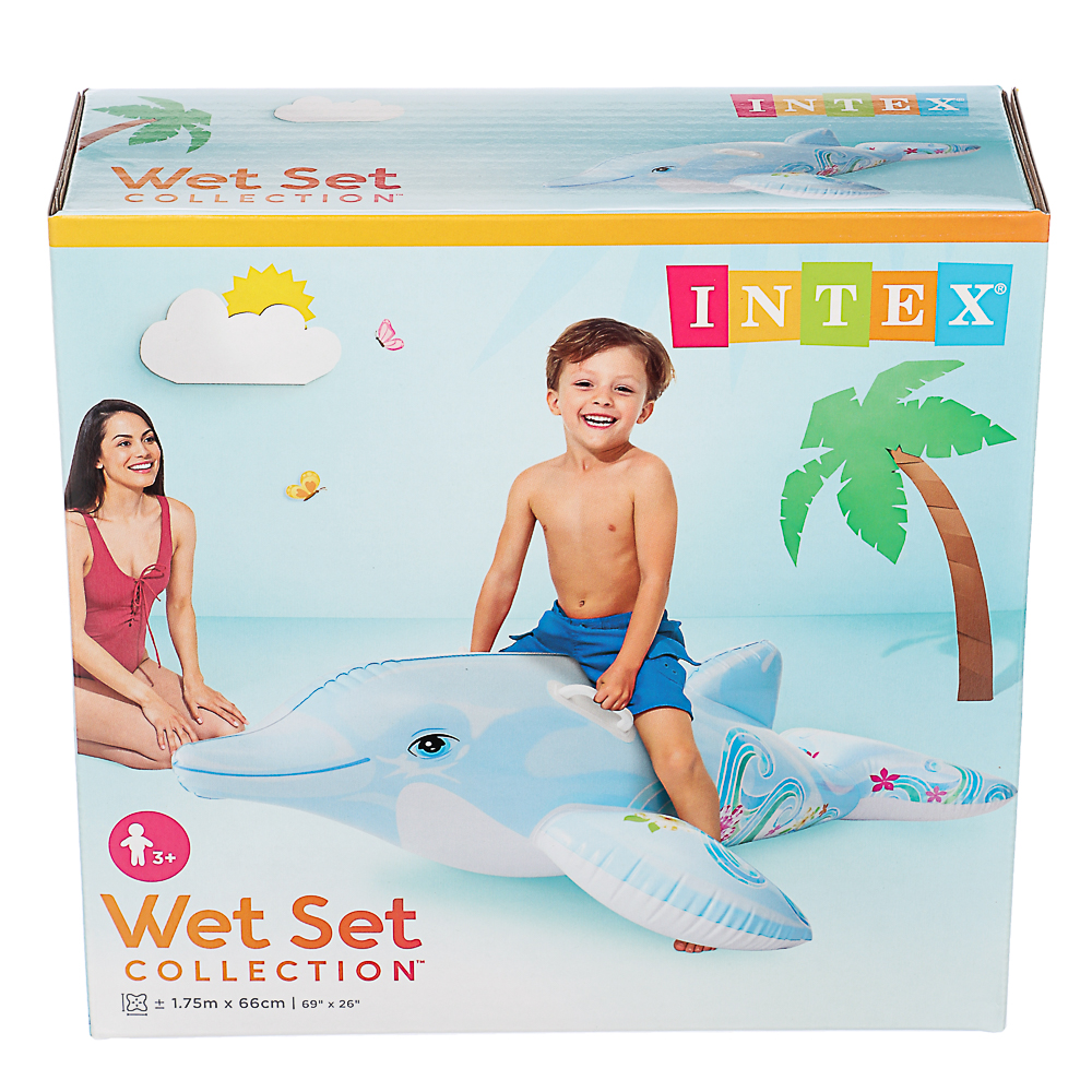 Надувная игрушка-наездник Intex "Дельфин" - #3