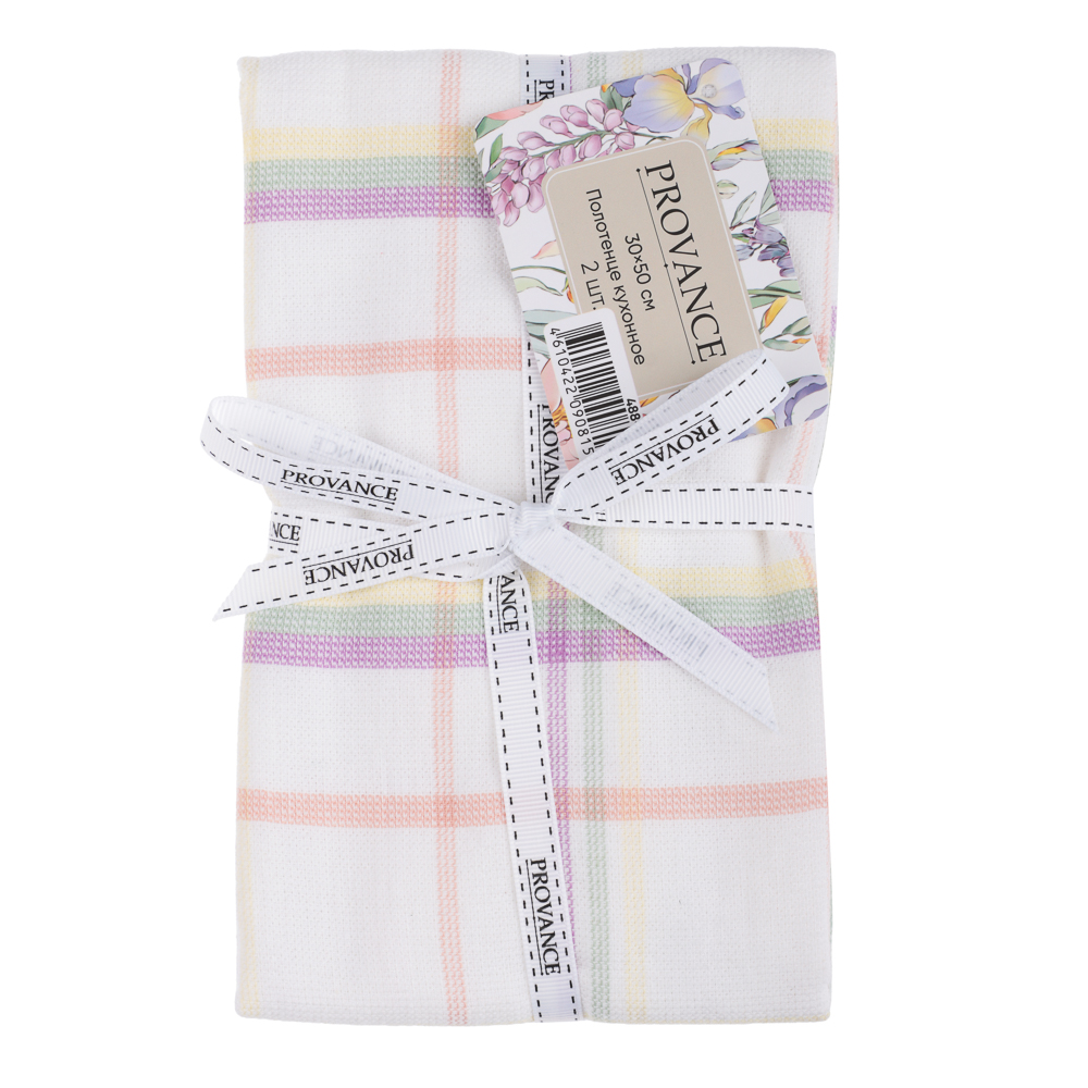PROVANCE Ботаника Комплект кухонных махровых полотенец 2шт, 30х50см, 100% хлопок - #10