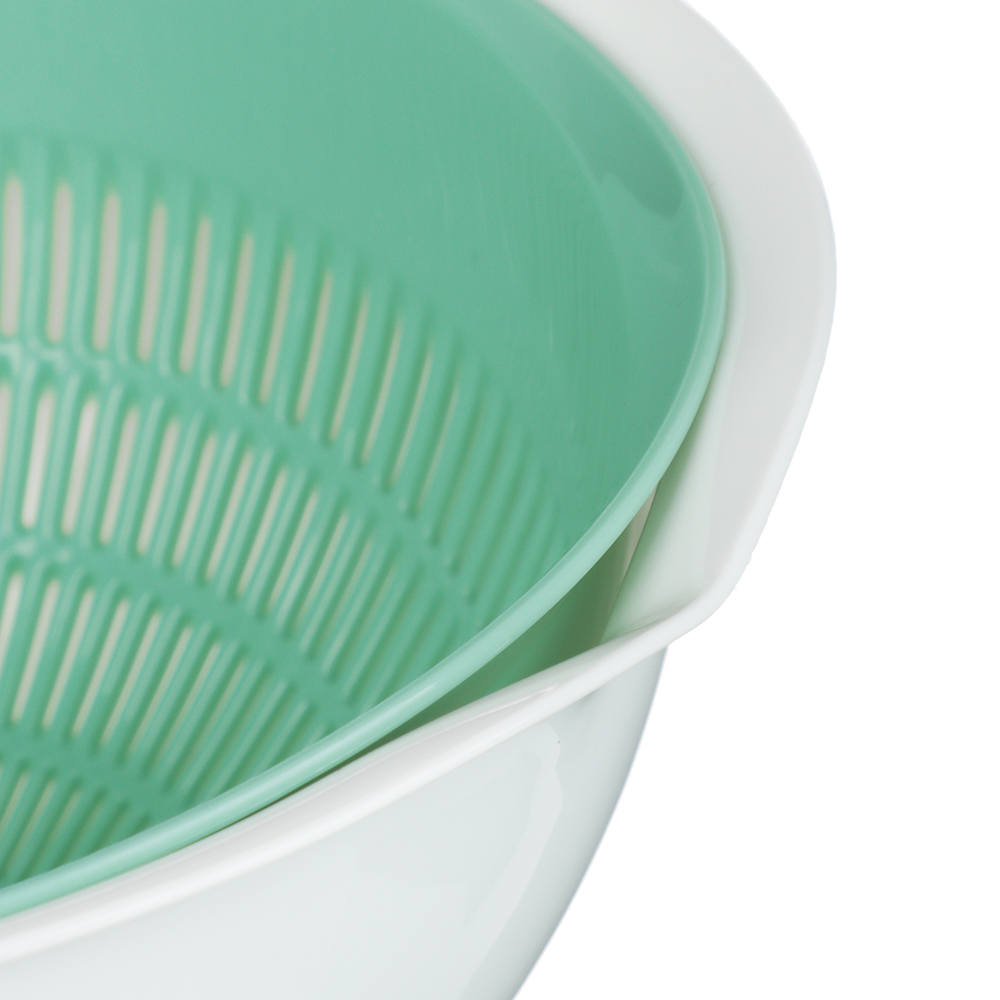 Дуршлаг с миской 2л, пластик - #2