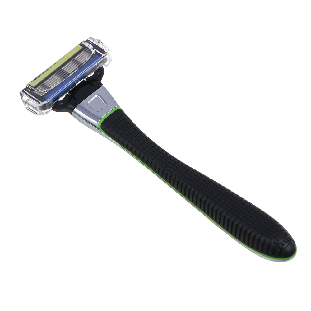 PROWAY Станок для бритья мужской(5 лезвий) + 2 сменных кассеты, пластик - #3