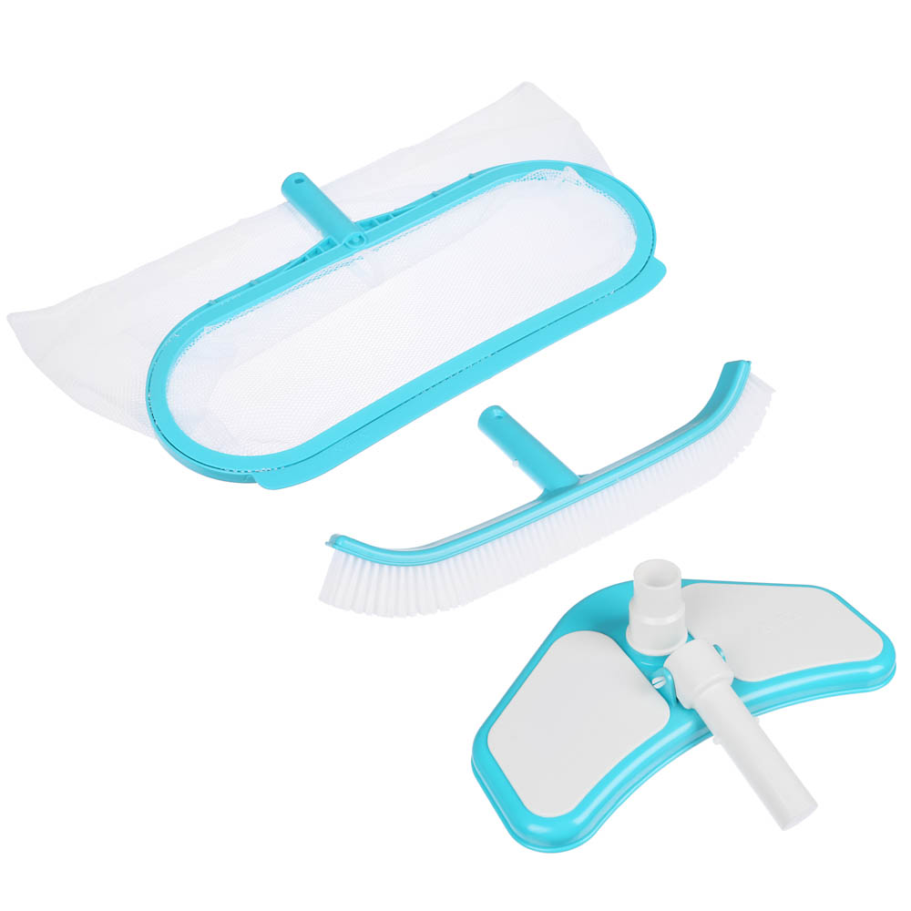 INTEX Набор для чистки бассейна Дэлюкс (сачок, щетка для стенок, вакуум.головка для 58959), 29057 - #1