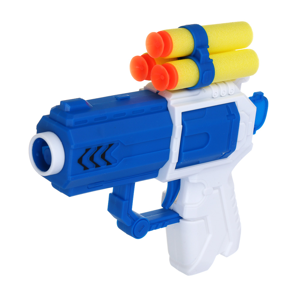 ИГРОЛЕНД Пистолет "Суперстрелок" с присосками 3 шт, PP, EVA, 15х4х26,4 см, 2 дизайна - #13