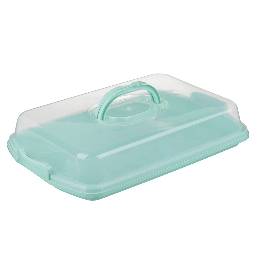 Контейнер-хлебница, прямоугольный, 45*29*8,5см, 2 цвета, пластик - #2