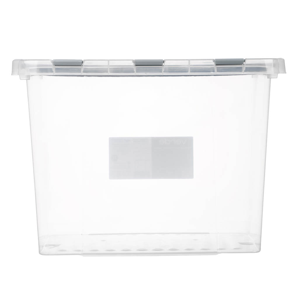 Контейнер для хранения с раскрывающимися створками, 30х43,3х31см, 26л, серый - #6