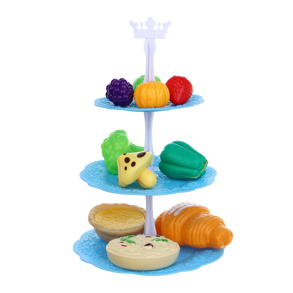 ИГРОЛЕНД Продукты на подставке "Вкусняшки", с аксессуарами в пакете, PP, PVC,21х26 см, 3 диз - #5