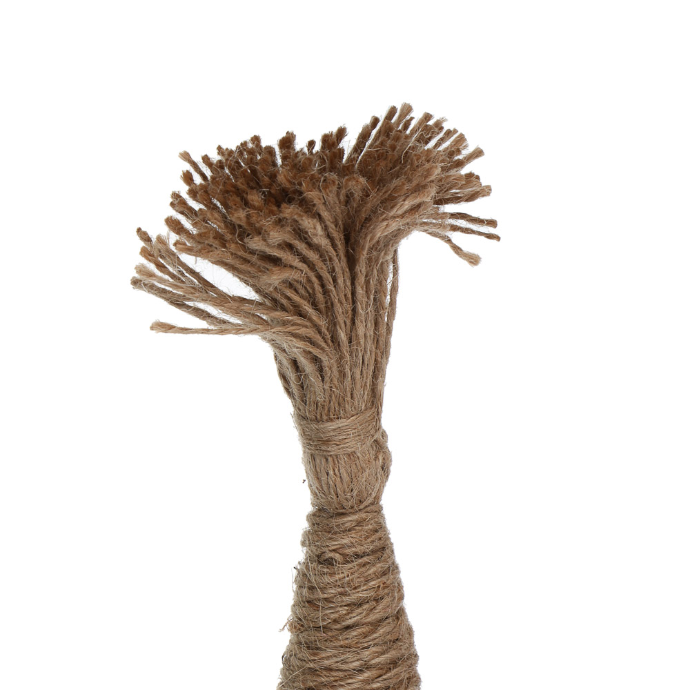 Фигурка новогодняя декоративная "Гном", 8,5x8,5x30,5см, веревка - #5