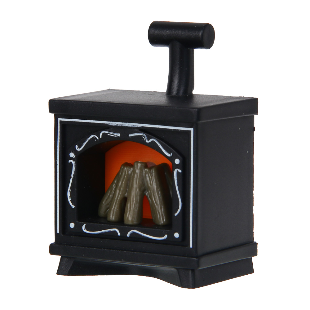 СНОУ БУМ Светильник декоративный LED в виде камина, 4,9x3,2х6,9см, PP, 3хAG10, 1 режим, 3 дизайна - #4