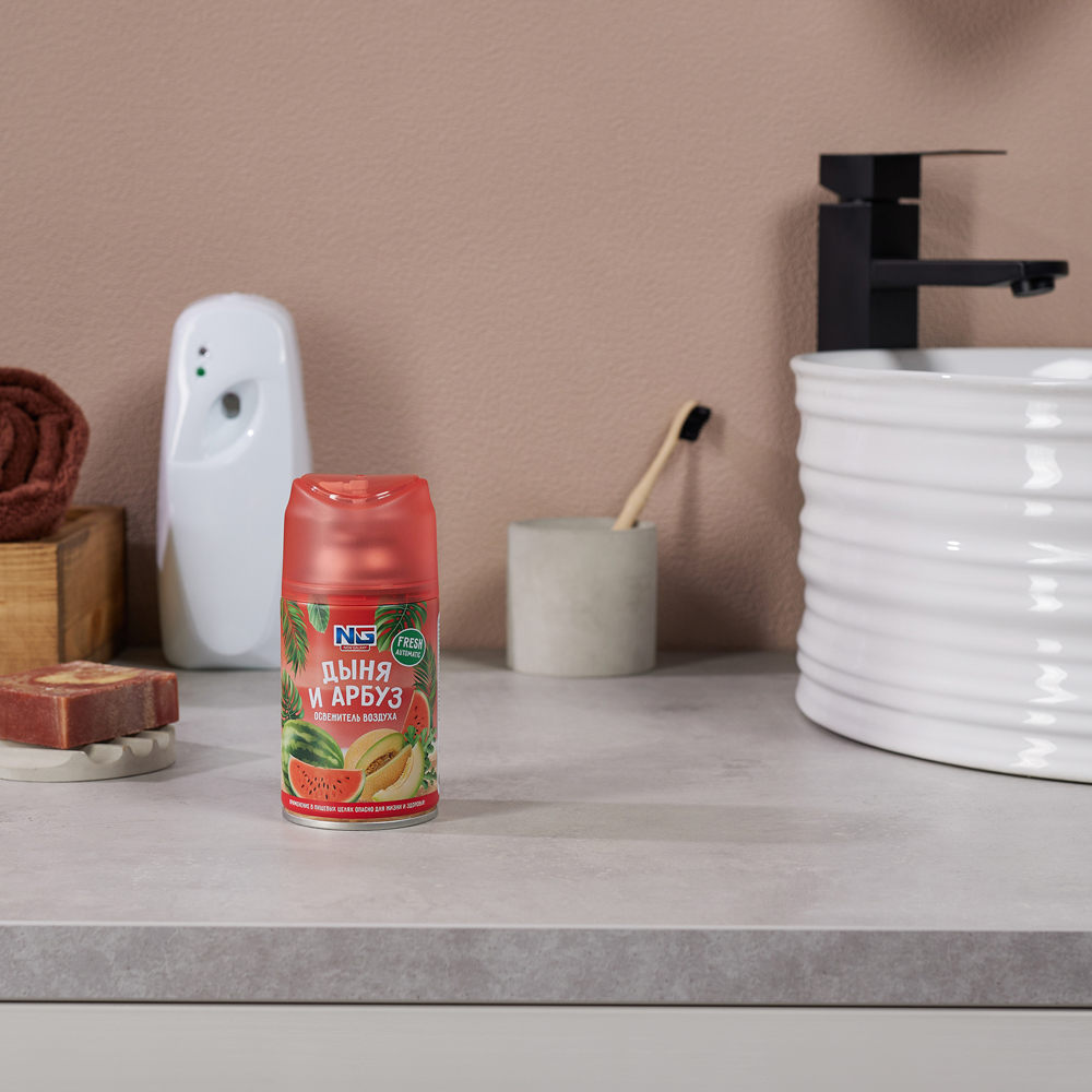 NEW GALAXY Освежитель воздуха Автоматик Fresh 230мл, дыня и арбуз - #5