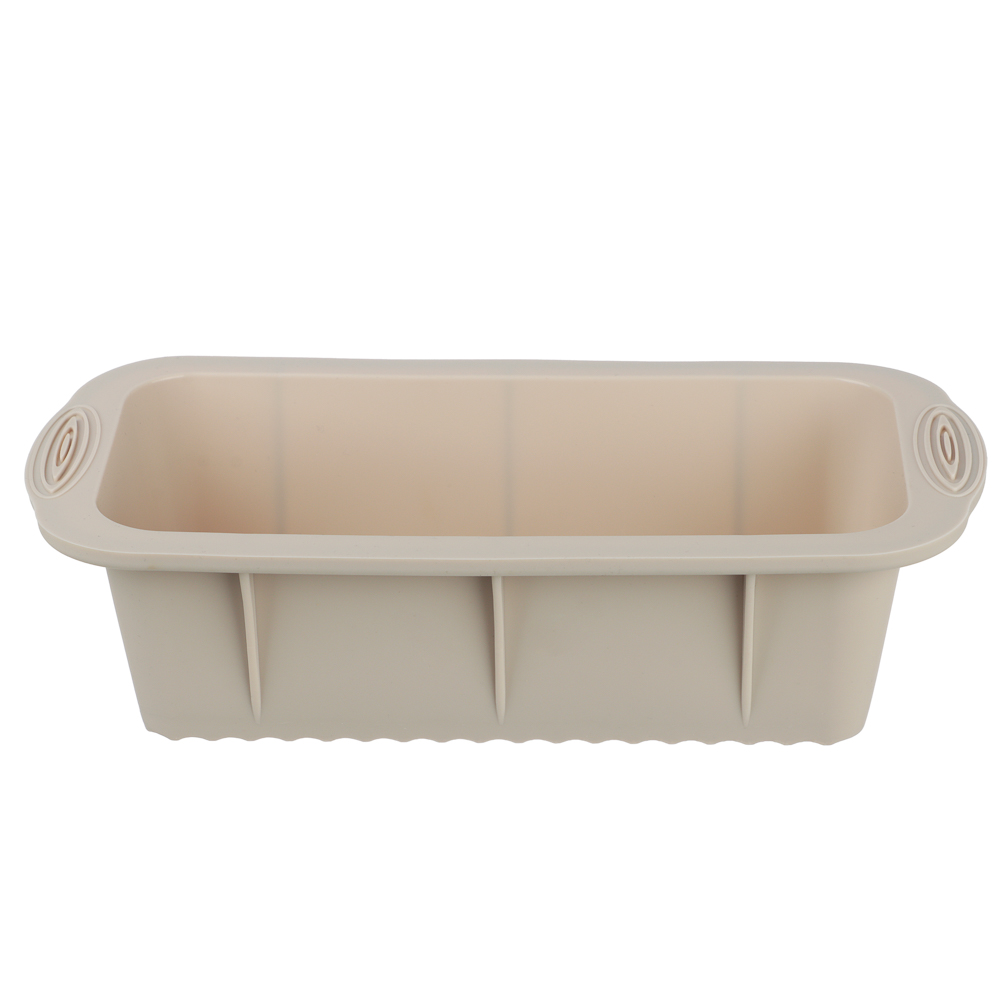 SATOSHI Форма для выпечки кекса, хлеба с ручками, 25x12x6см, силикон - #3