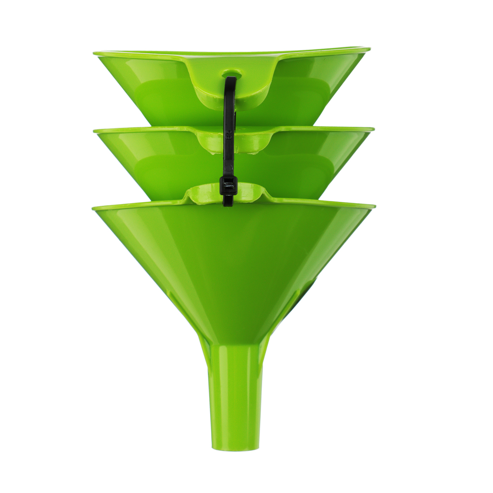 Набор воронок 3шт, пластик, d8см, 2 цвета - #5