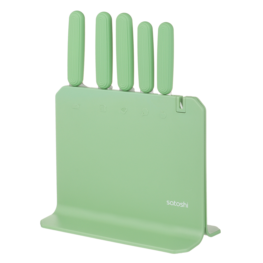 SATOSHI Кайо Набор ножей кухонных 6пр, на подставке - #1