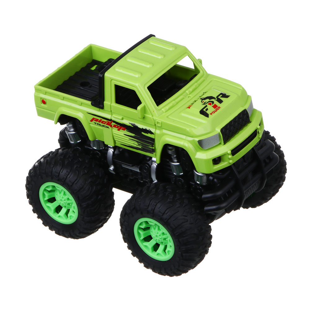 ИГРОЛЕНД Машина инерционная "Джип пикап", ABS, TPR, 10х10х12 см, 3 дизайна - #4