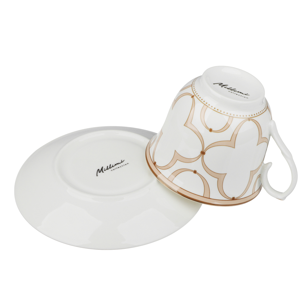 Набор чайный 4 пр., 225мл, MILLIMI, Ноэми, фарфор - #6