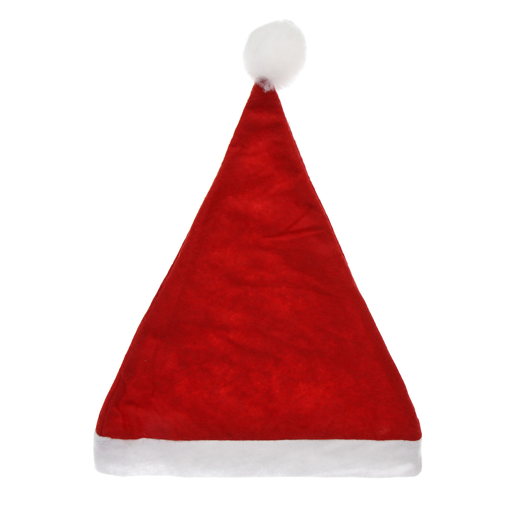 СНОУ БУМ Колпак новогодний, 28x36см, полиэстер, красный - #2