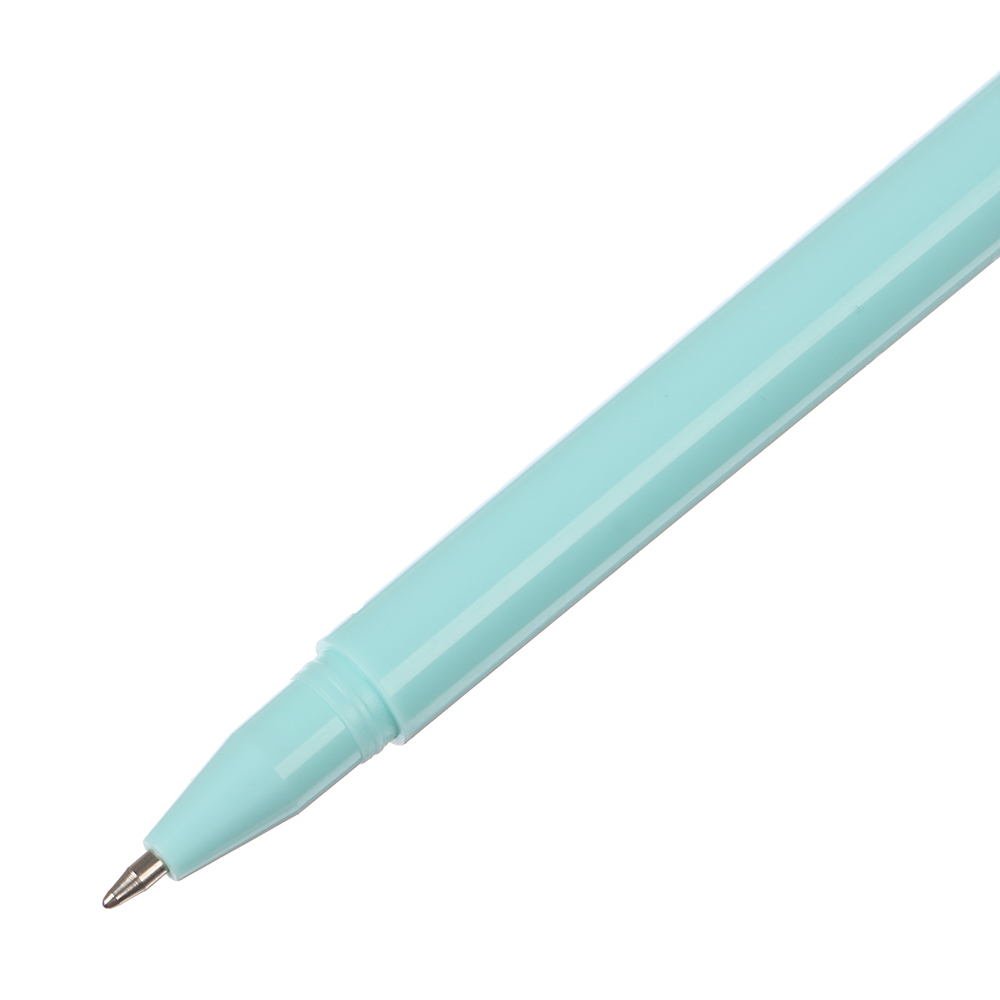 Ручка шариковая синяя, со светящейся фигуркой в форме космонавта, 4 цв.корп, 17,5см,пластик - #4