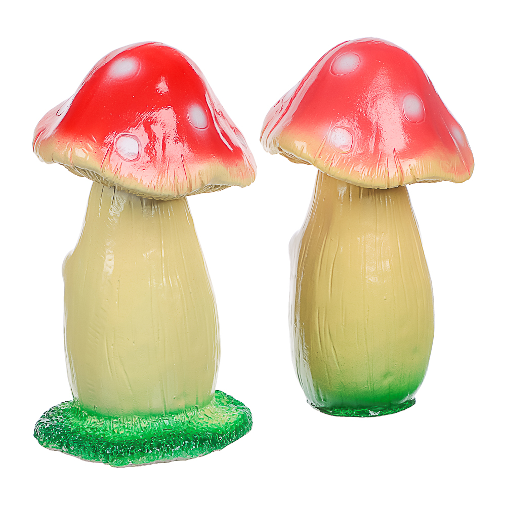 Фигура садовая Мухомор малый 20х12см гипс - #5