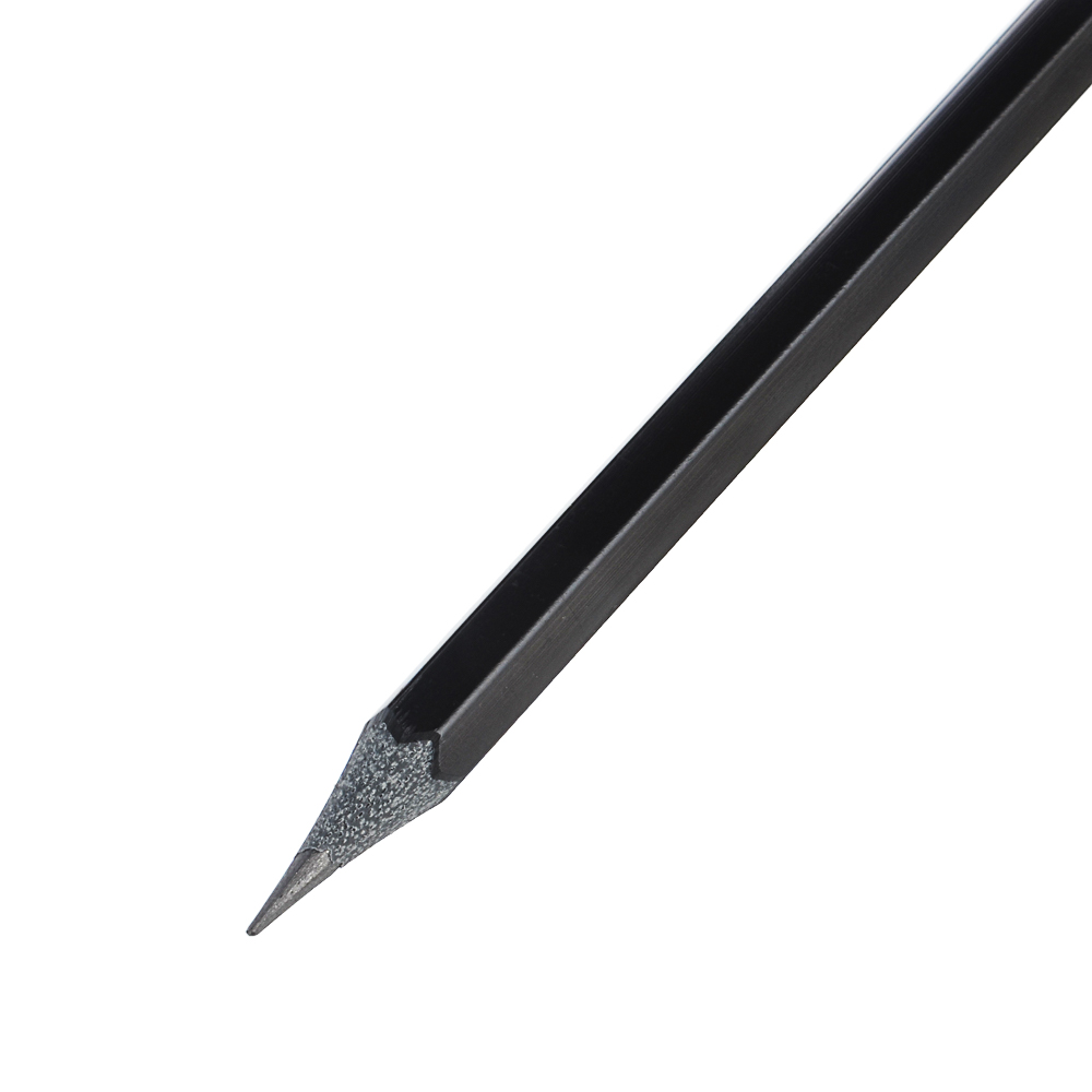 ClipStudio Карандаш чернографитный с ластиком, шестигранный, корпус под черное дерево, пластик - #2