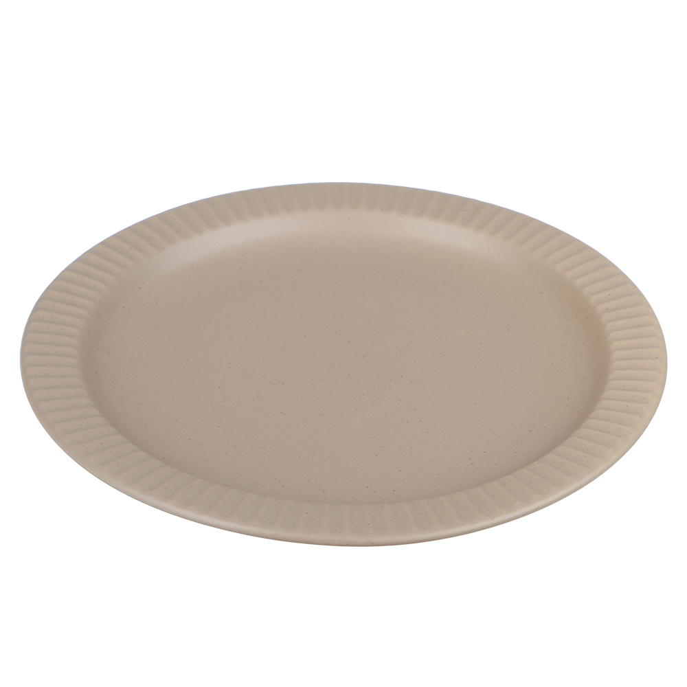 Тарелка закусочная Лусия тм MILLIMI, 21,3см, фарфор, кофейный - #2