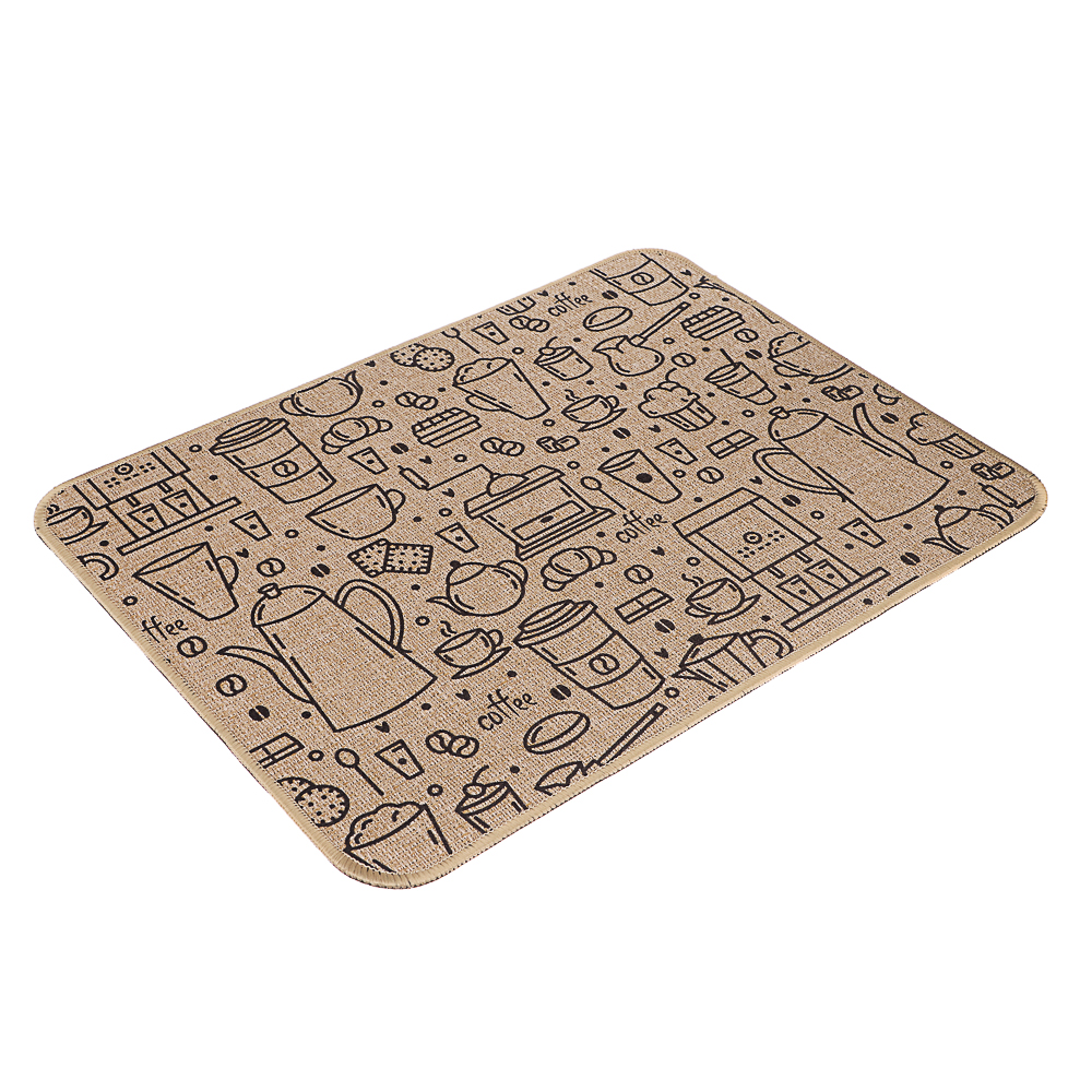 VETTA Коврик для сушки посуды, 40x30 см, искусственный лен, резина - #3