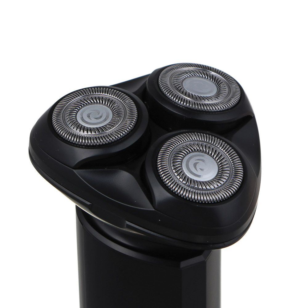 LEBEN Бритва, 600мА/ч, 80 мин работы, 1,5ч зарядка, индикатор, плавающие лезвия, софт тач покрытие - #2