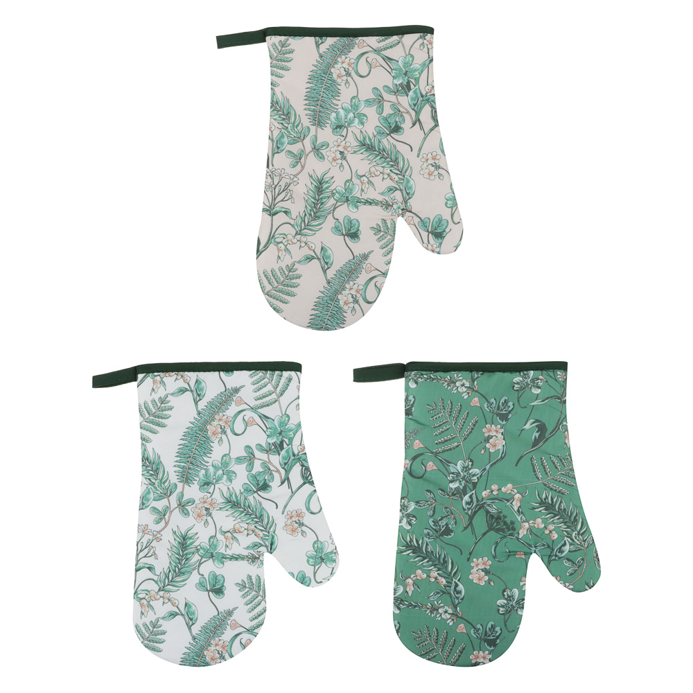 PROVANCE Мосс Прихватка-варежка 17х27 см цветы, 100% полиэстер, 3 дизайна - #2