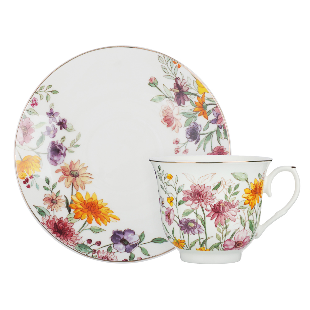 Набор чайный 2 пр., 225мл, MILLIMI, Аврора, фарфор - #3