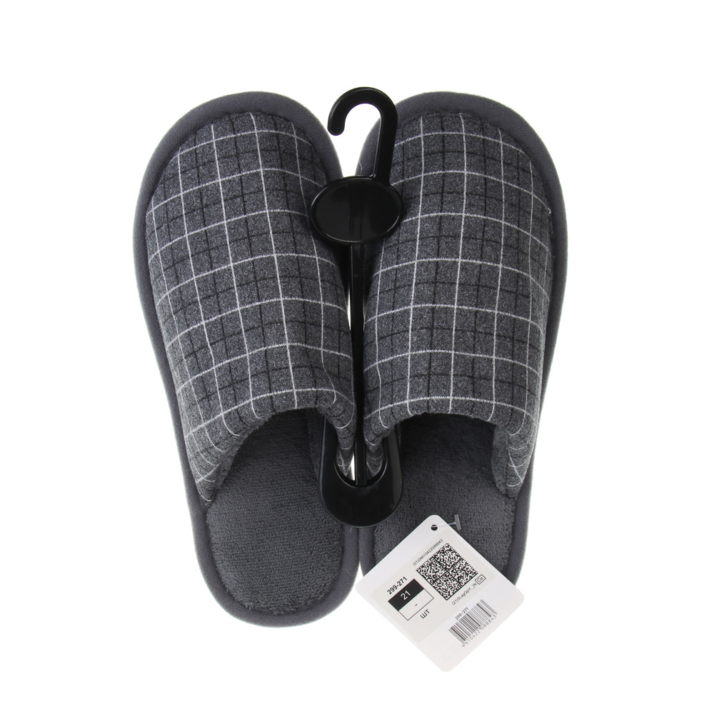 Обувь домашняя, размер 42-43, цвет серый, #10 - #5