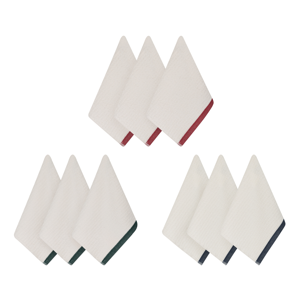 PROVANCE Щелкунчик Салфетка махровая в наборе 3шт, 30х30см, 100% хлопок, 3 дизайна - #3