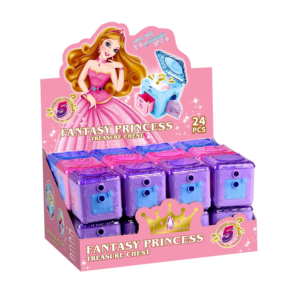 ИГРОЛЕНД Игрушка "Сюрприз в сундучке", 5,5х5,5х5,5см, PP, микс - #2