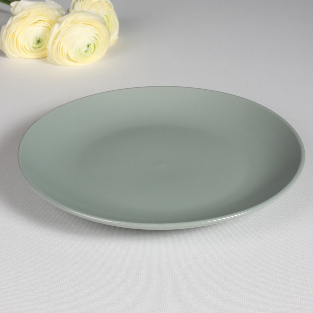 MILLIMI Тарелка подстановочная 27х3см, керамика, оливковый - #7