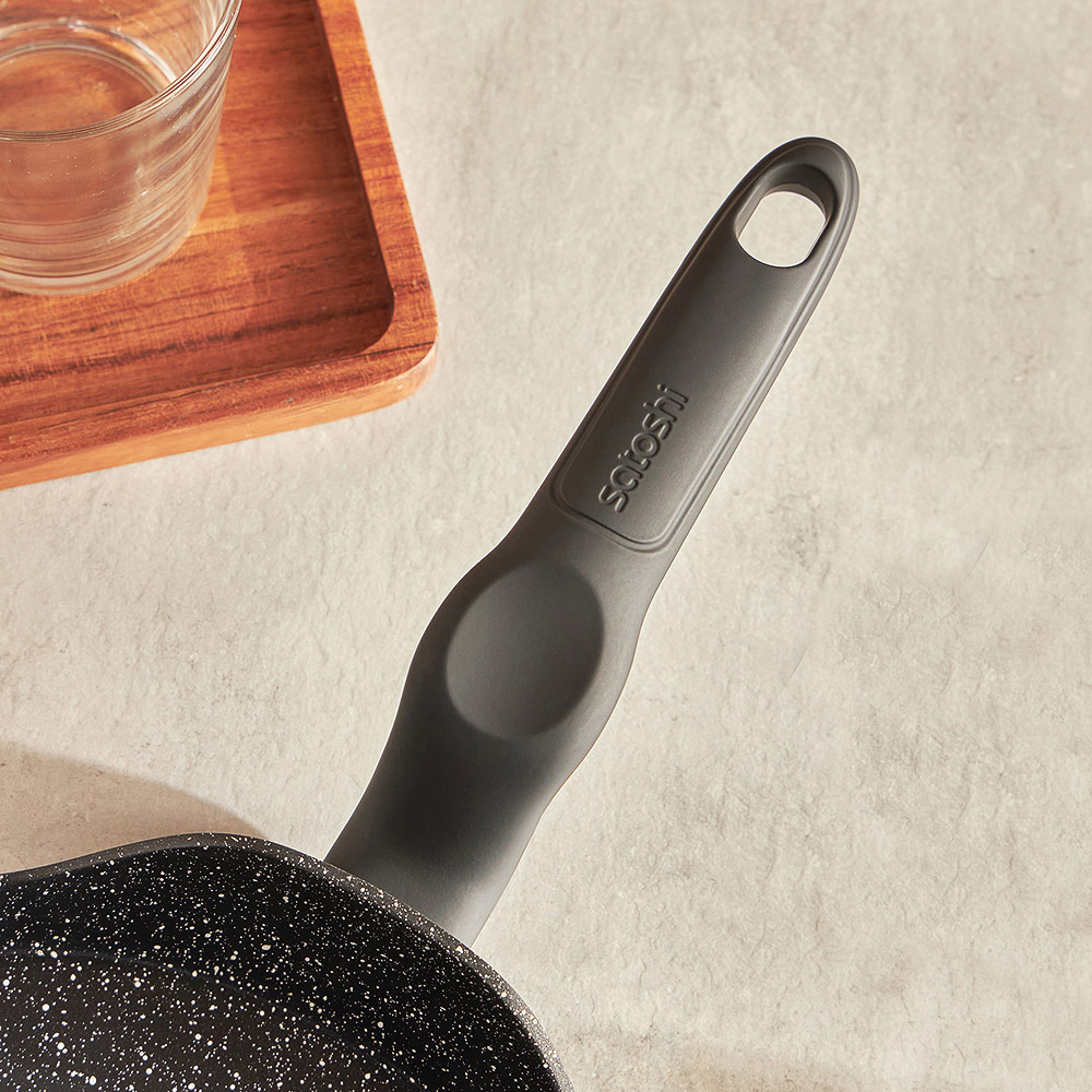 SATOSHI Стоун Сковорода литая блинная d24см, антипригарное покрытие Мрамор, индукция - #8