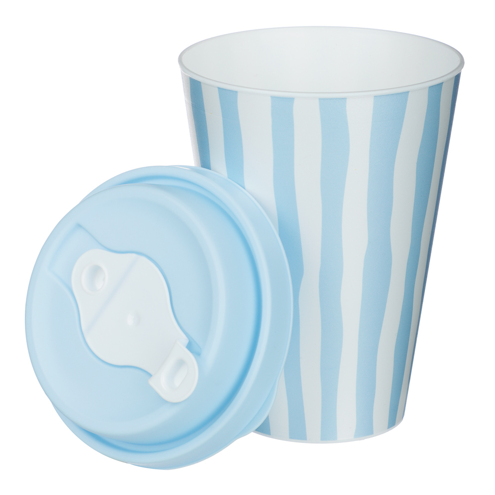 Орра Стакан с крышкой и клапаном 420мл, пластик, 2 цвета - #6