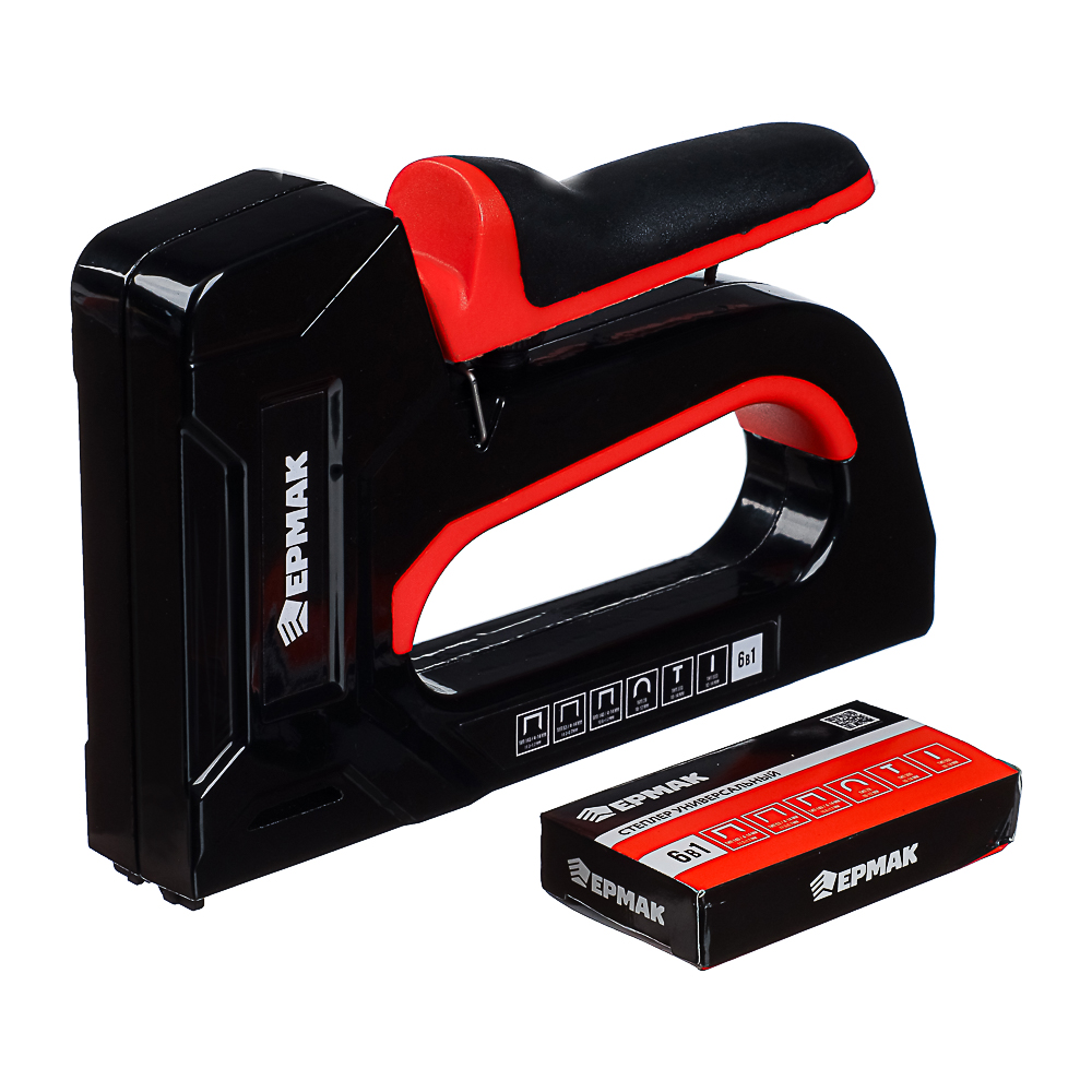 ЕРМАК Степлер универсальный 6 в 1 лёгкий - #1