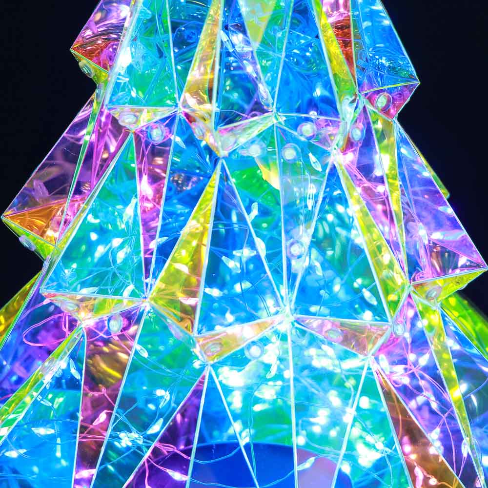 СНОУ БУМ Елочка 3 этажная, 25x37 см, 150 LED, постоянное свечение, USB - #3