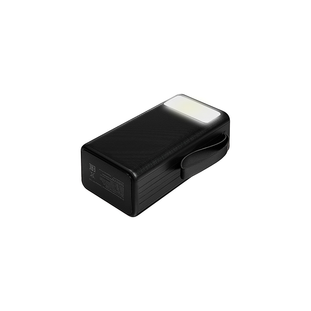 Аккумулятор мобильный BY 40000мАч, 2xUSB-A, 2xUSB-C, 20W, 3A, цифровой индикатор, пластик, чёрный - #7