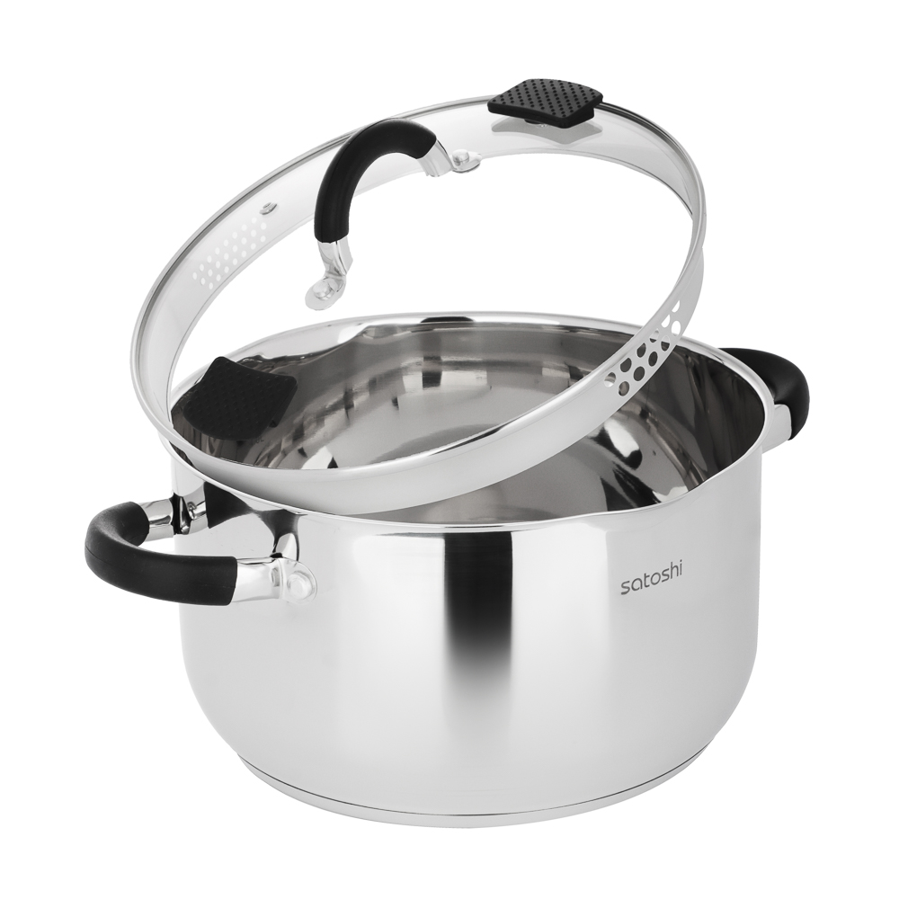 SATOSHI Арбон Кастрюля 24х13,5см, 5,9л, со стекл. крышкой, индукция - #5