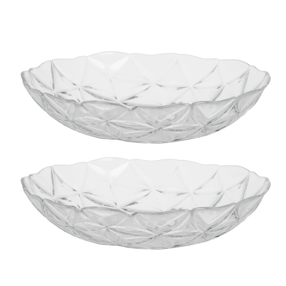 PASABAHCE Эстрелла Тарелка глубокая 2 шт 220мм, стекло, инд. упаковка, 10693B - #1