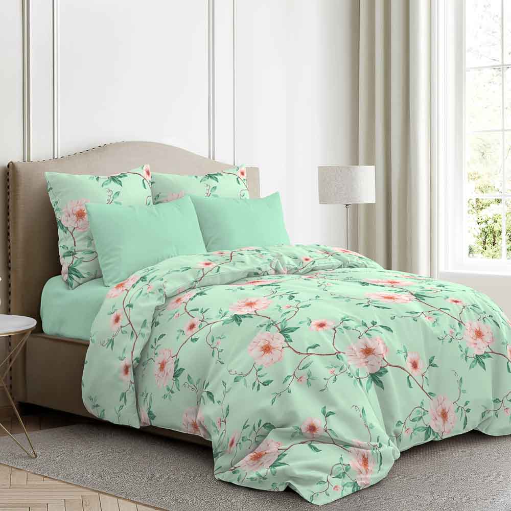 PROVANCE Магия мяты Простыня 1,5, 150х220см, поплин 110гр/м, 100% хлопок, 2 цвета - #3