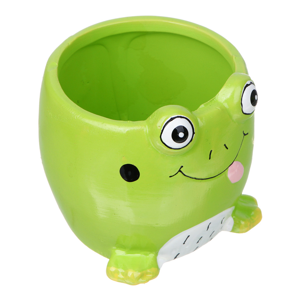 INBLOOM Кашпо Лягушонок 7х7см, керамика - #3