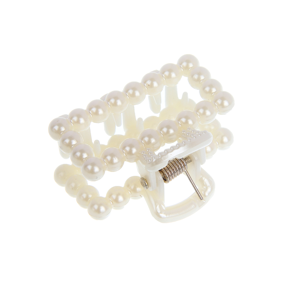 Краб для волос, тм ЮНИLOOK, 4см, полистирол, 6 дизайнов, #11 - #3