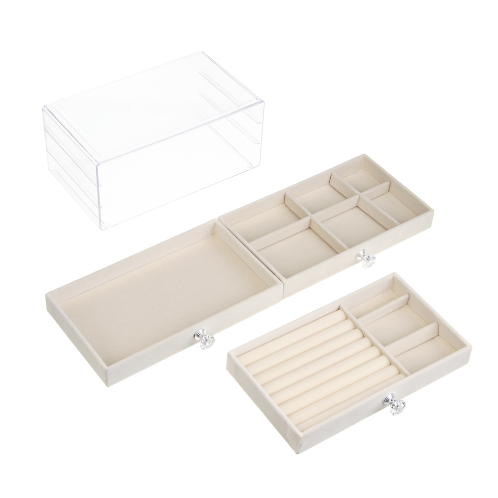 Шкатулка для украшений, 10,5x13,5x23,5 см, ПВХ, 2 цвета - #5