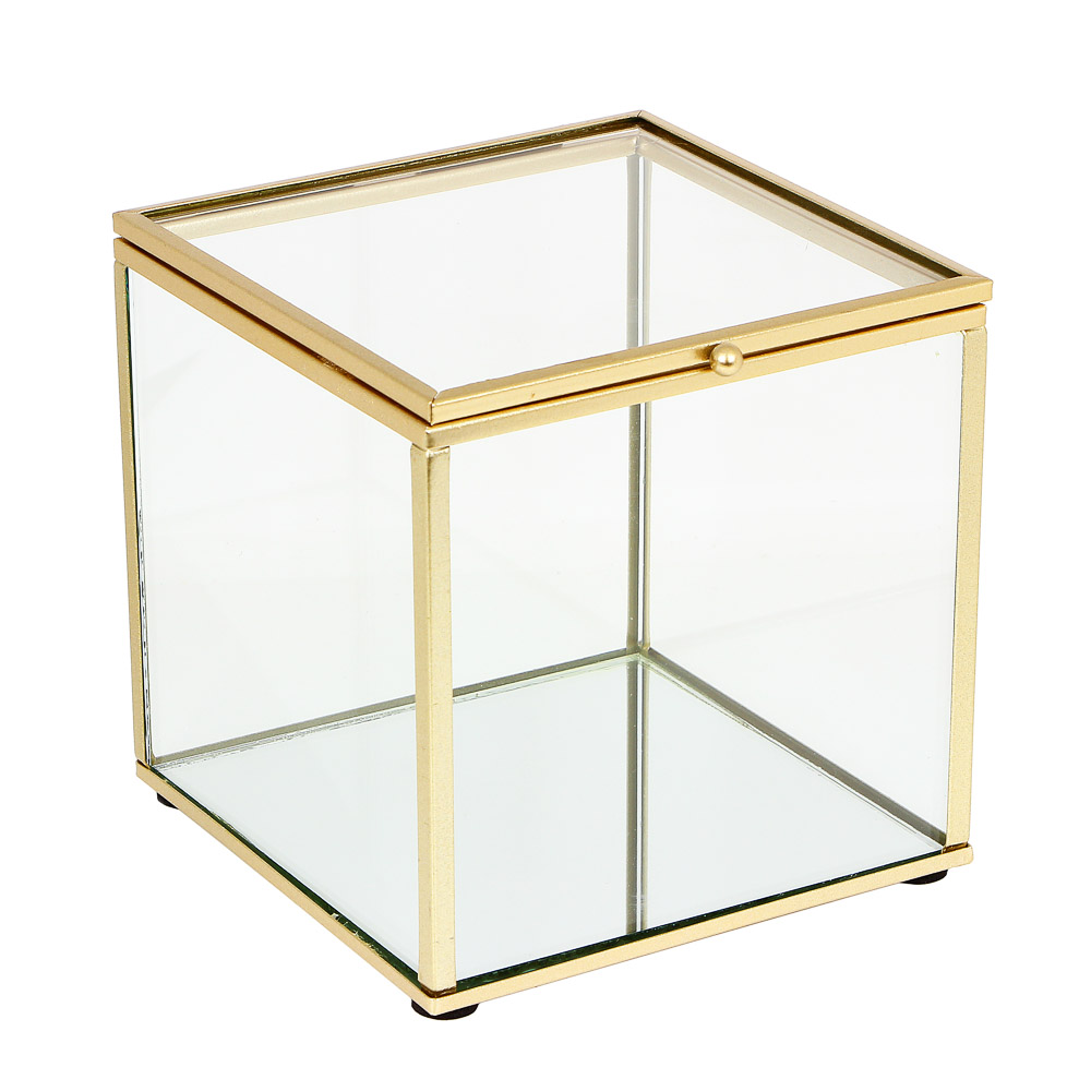 Шкатулка-куб с зеркальным дном - #1