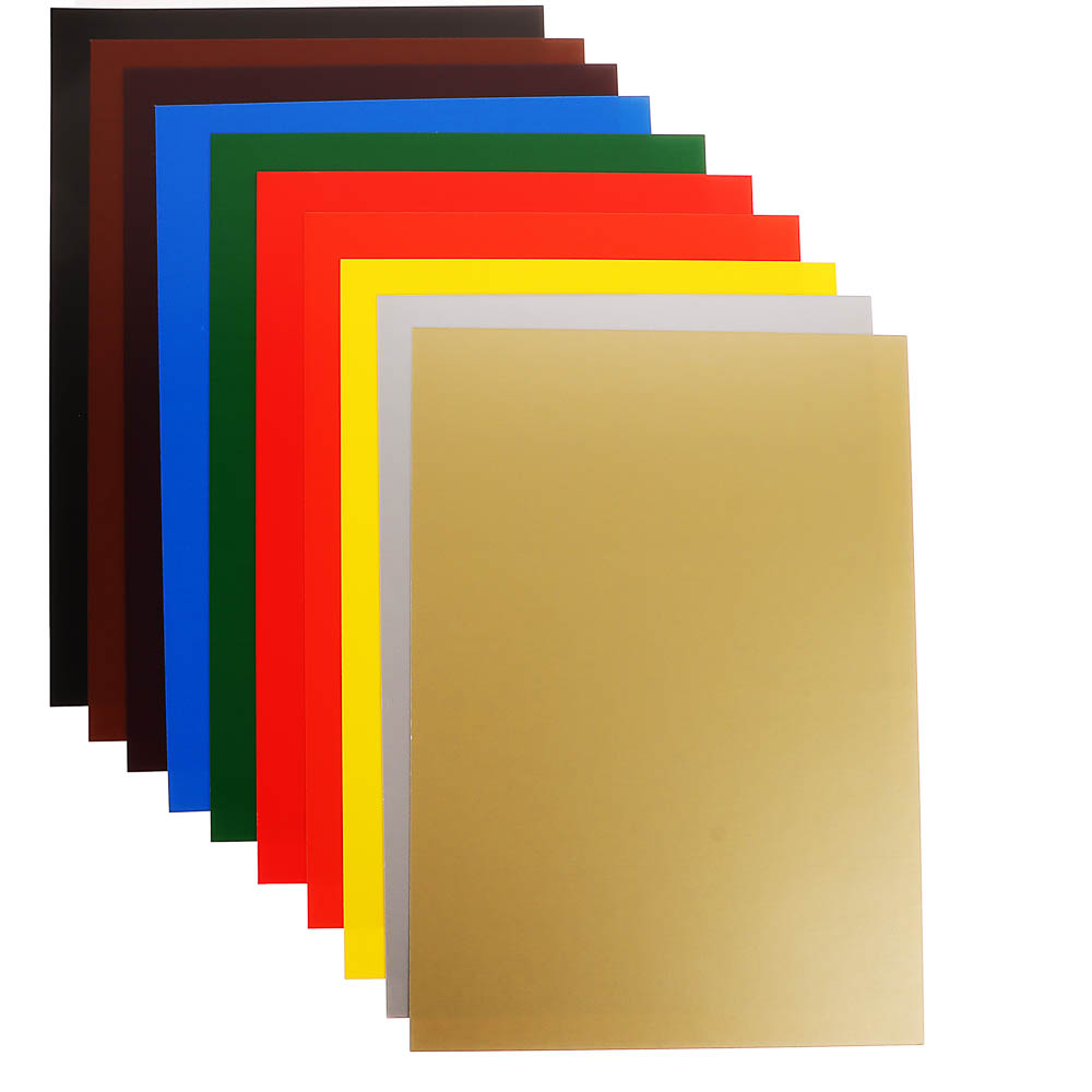 Картон цветной "Альфа" мелов. бумага, 2-сторонний, 10л., 10цв., в карт. папке - #2