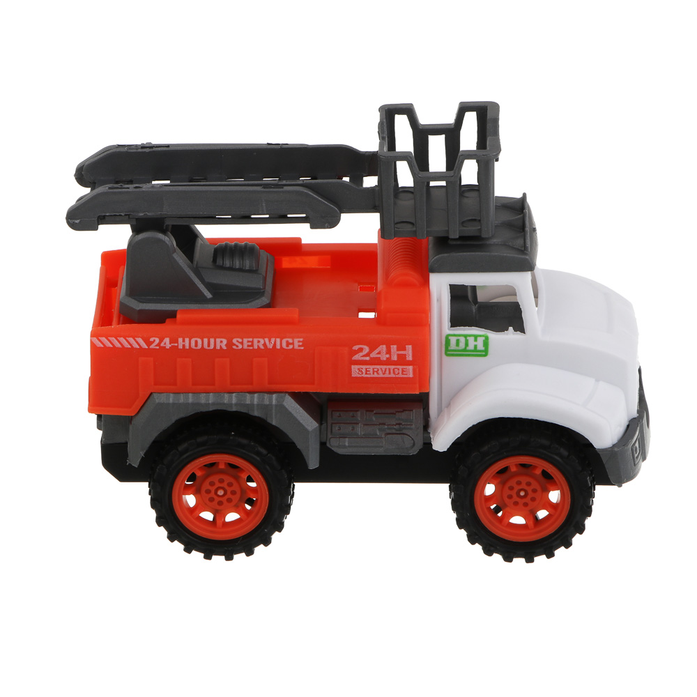 ИГРОЛЕНД Набор машинок 3 шт "Службы города", РР, РVC, 18х6х21 см, 2 дизайна - #4