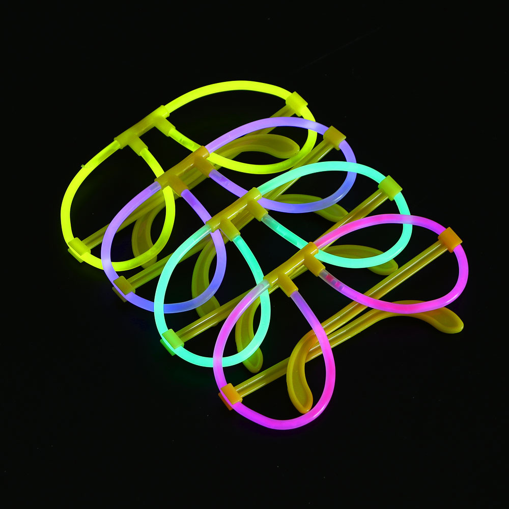 Неоновые очки, ширина очков 15см, пластик, 4 цвета - #13