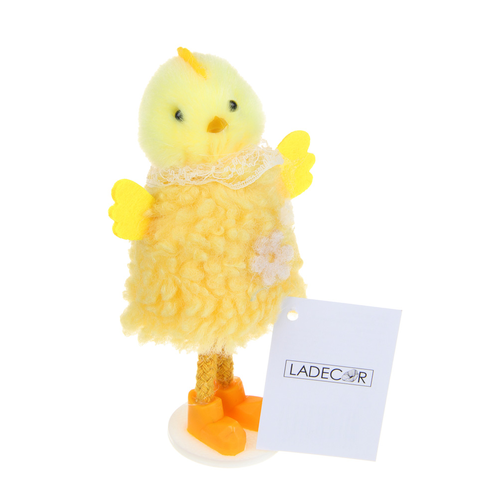 LADECOR Декоративный цыпленок, полиэстер, 4 цвета - #5