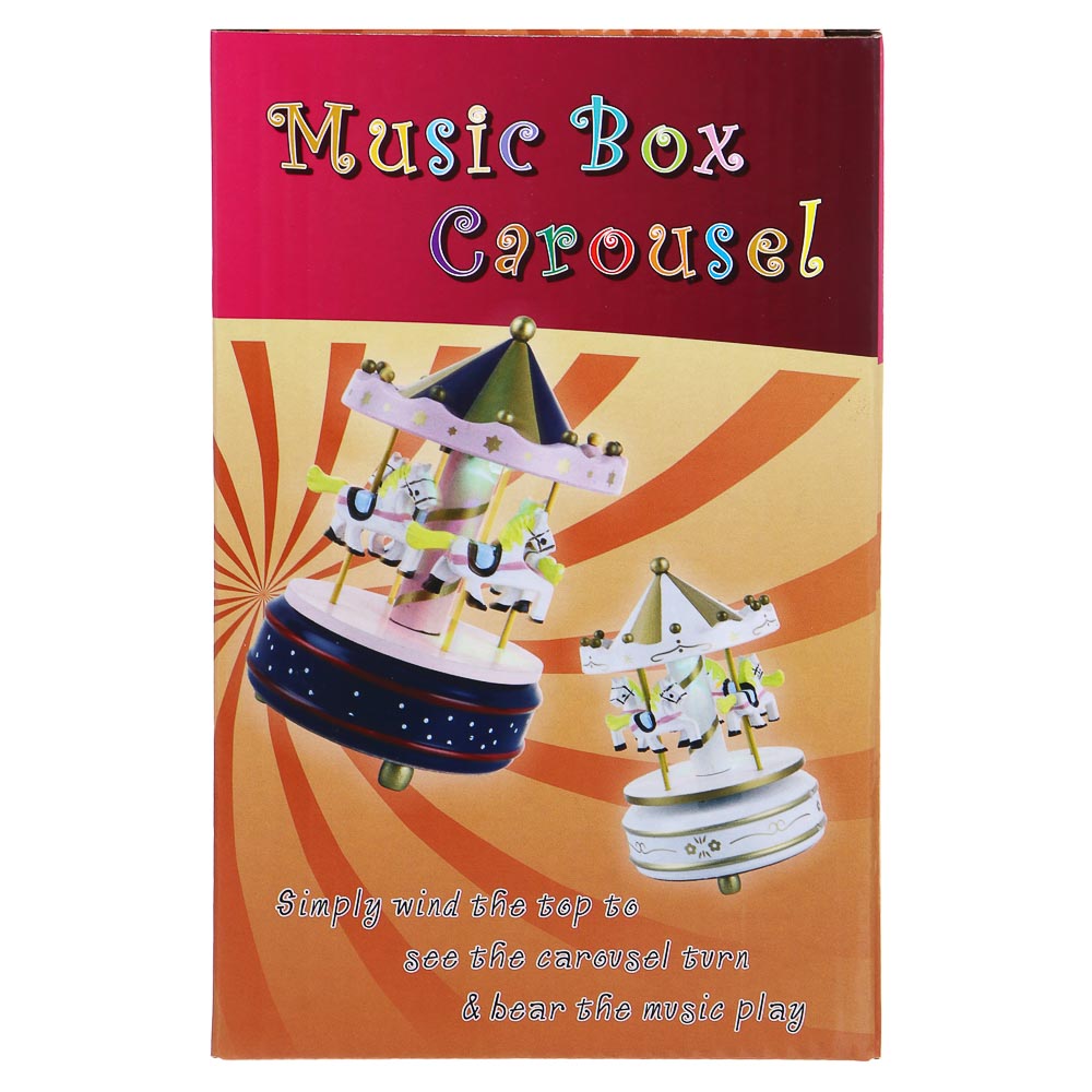 СНОУ БУМ Карусель музыкальная 10x10x17,5 см, дерево, пластик - #6