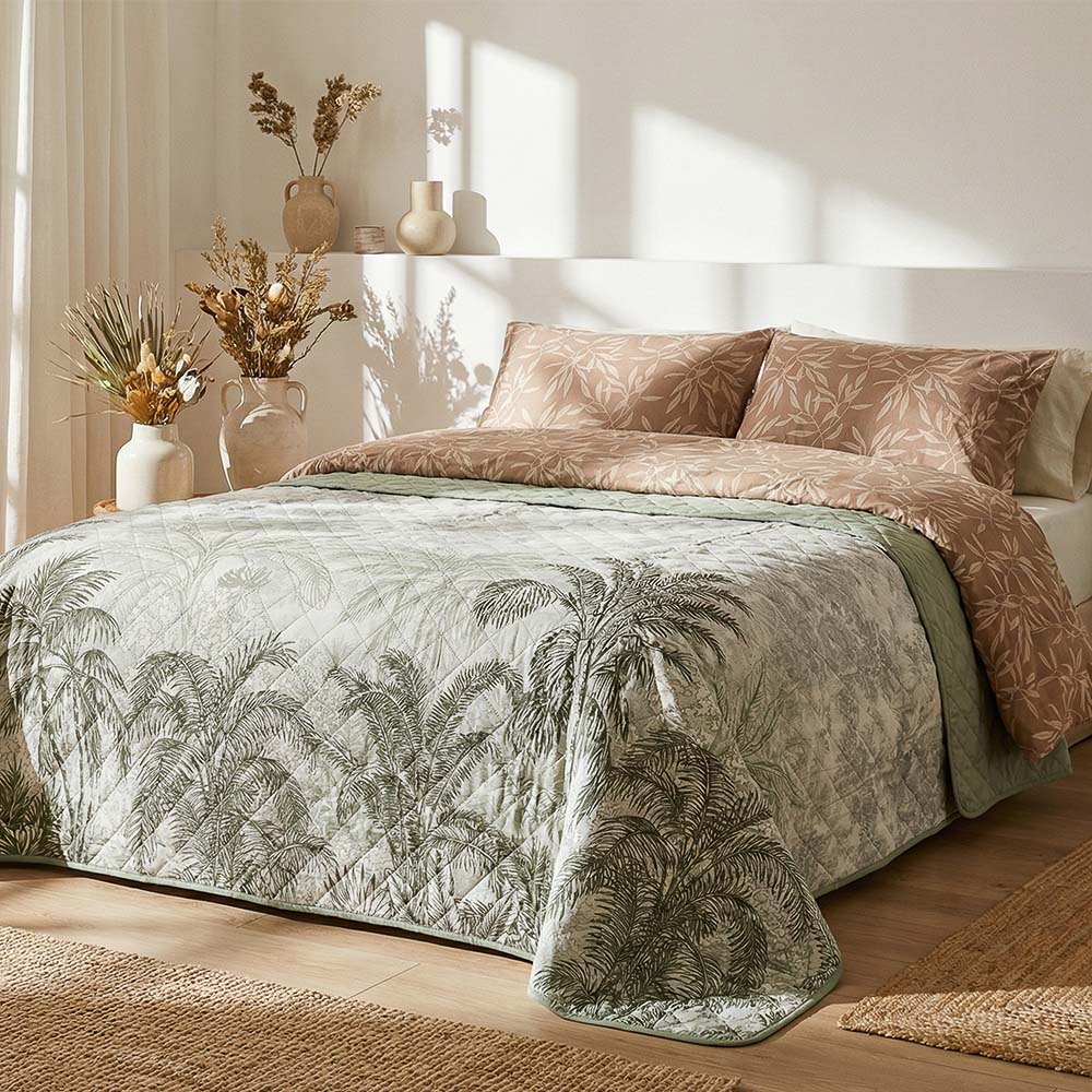 PROVANCE Мосс Покрывало стеганое принтованное 200х220см, 100% полиэстер - #7