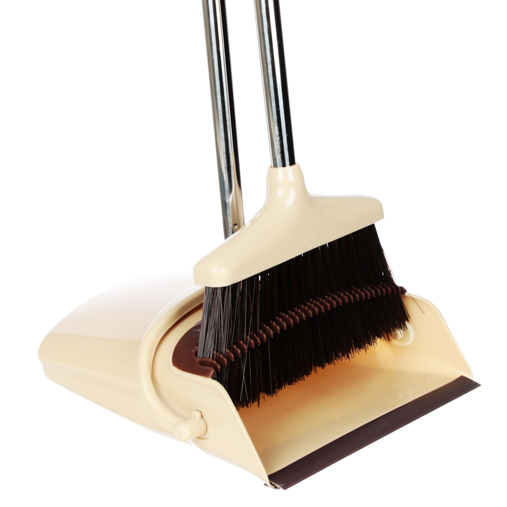 VETTA Набор щетка+совок, пластик, железо, ПВХ, 2 ручки, 92x24см/85x26,5см - #3